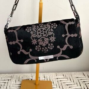 Gucci Vintage Velvet Shoulder Bag